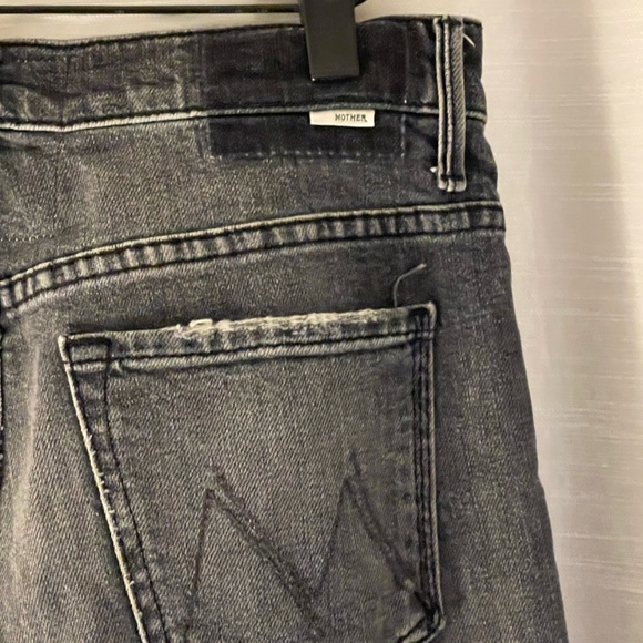 mother denim the insider crop step chew, pedal to the metal destroyed, Size 27 - Picture 9 of 16